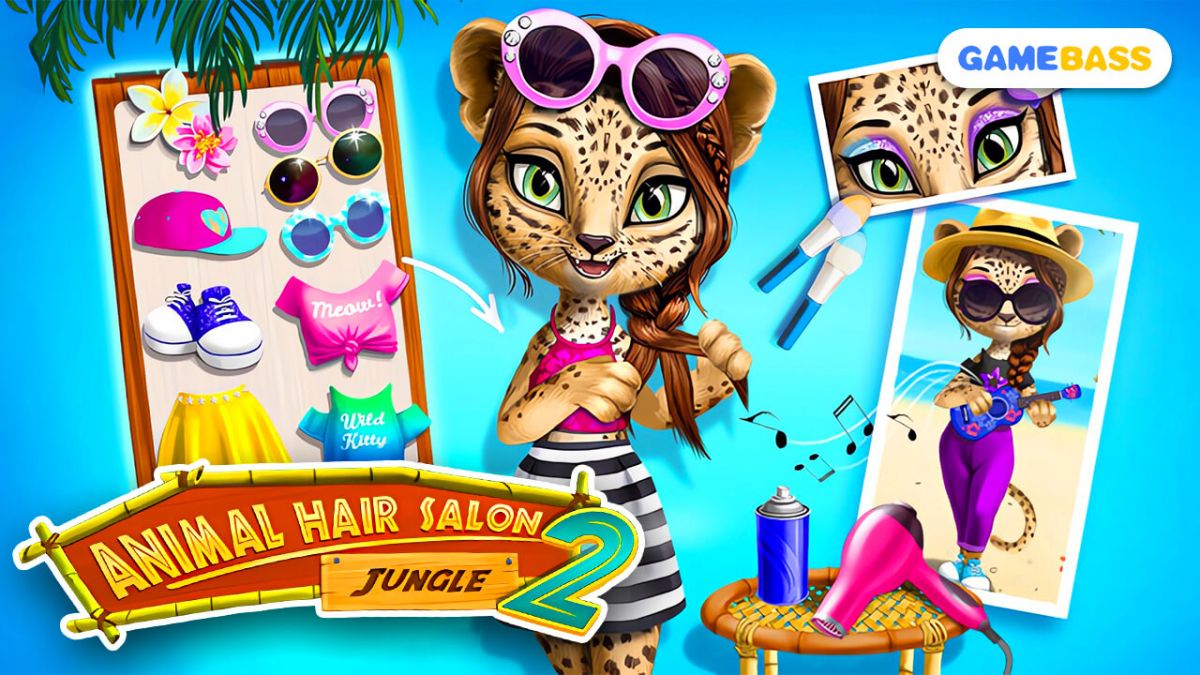 Jungle Animal Hair Salon 2